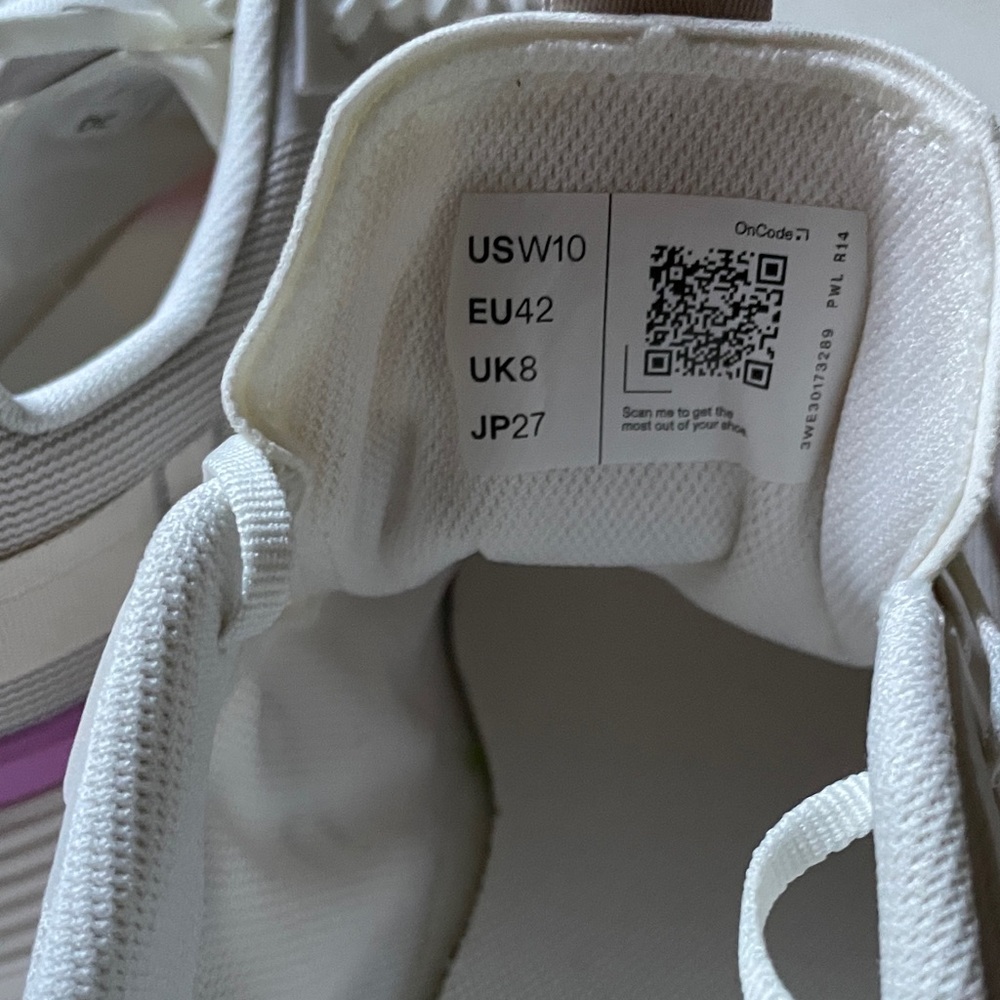 On Running Women's CLOUDNOVA FORM 2 White and Purple Sneakers - Picture 6 of 10